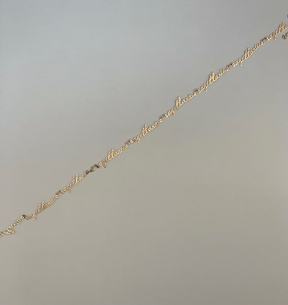 18k Gold-filled Sagittarius chain